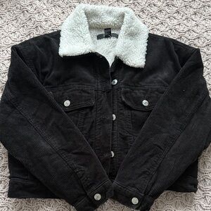 Forever 21 White Sherpa Jacket